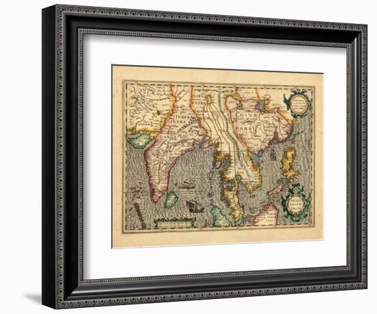 1619, Vietnam, Thailand, Sri Lanka, Myanmar, Malaysia, Laos, India, China, Cambodia, Bangladesh-null-Framed Giclee Print