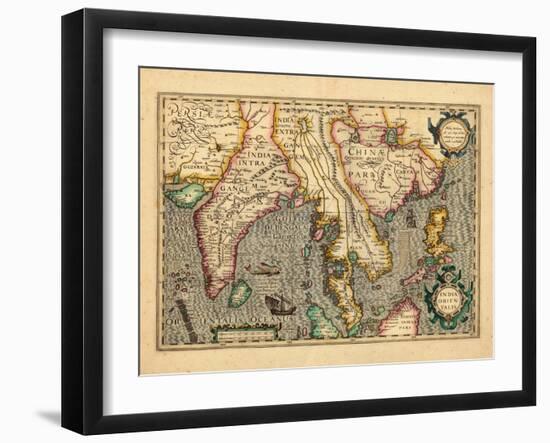 1619, Vietnam, Thailand, Sri Lanka, Myanmar, Malaysia, Laos, India, China, Cambodia, Bangladesh-null-Framed Giclee Print