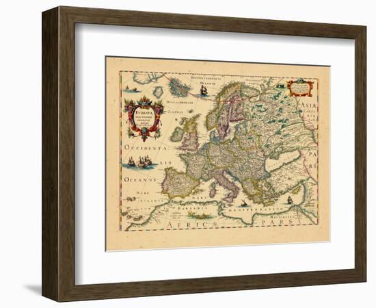 1633, Europe--Framed Giclee Print