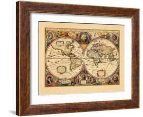 1633, World-null-Framed Giclee Print