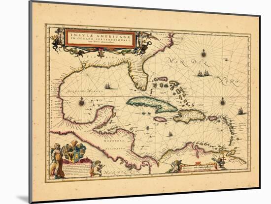 1635, West Indies, Central America-null-Mounted Giclee Print