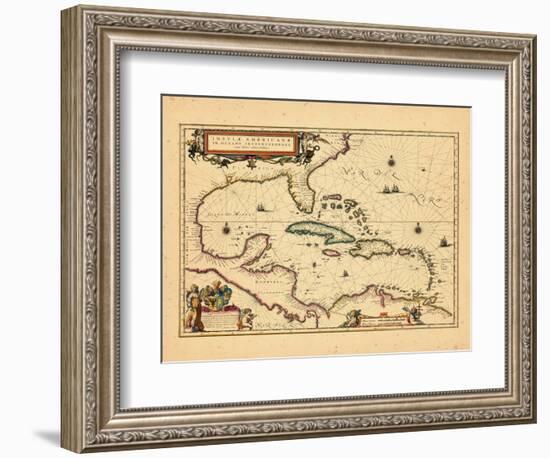 1635, West Indies, Central America-null-Framed Giclee Print