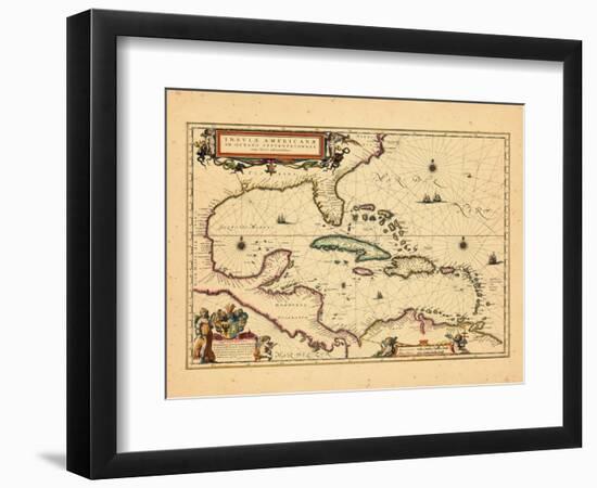 1635, West Indies, Central America-null-Framed Giclee Print