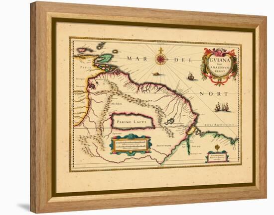 1636, Guyana-null-Framed Premier Image Canvas