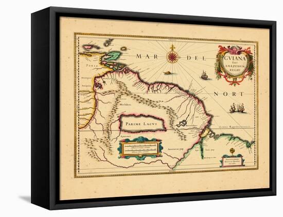 1636, Guyana-null-Framed Premier Image Canvas