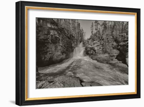 164-Glacier-2016-B&W-Gordon Semmens-Framed Photographic Print