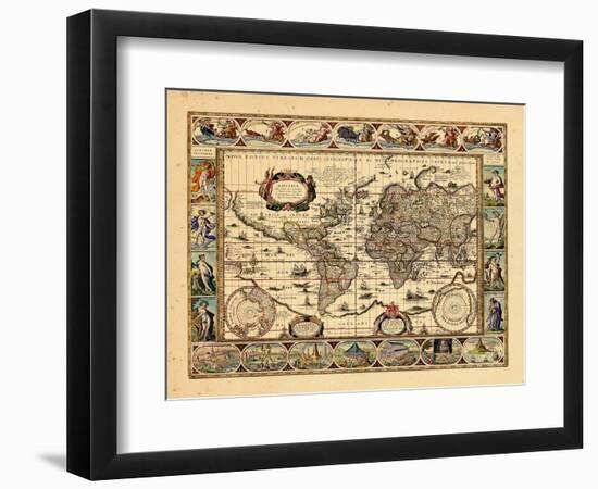 1640, World-null-Framed Giclee Print