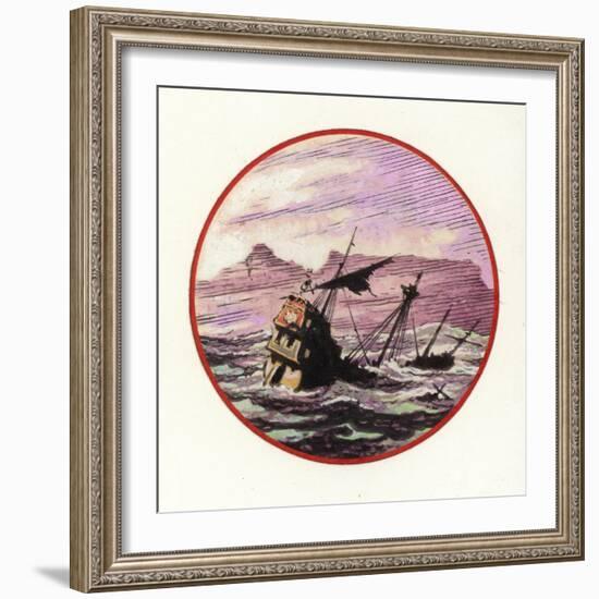 1647, the Wreck of the Dutch East Indiaman, Harlem, in Table Bay-Pat Nicolle-Framed Giclee Print