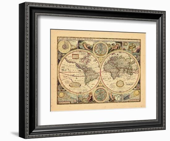 1651, World-null-Framed Giclee Print