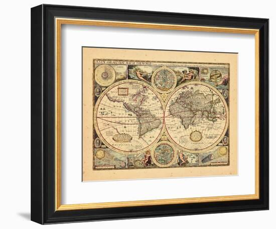 1651, World-null-Framed Giclee Print