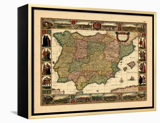 1652, Portugal, Spain-null-Framed Premier Image Canvas