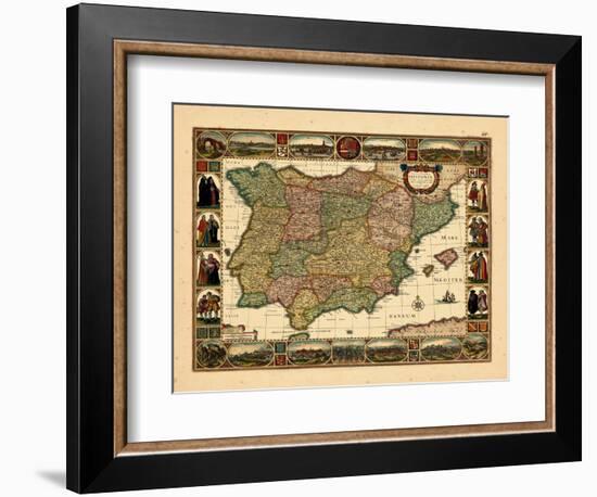 1652, Portugal, Spain-null-Framed Giclee Print