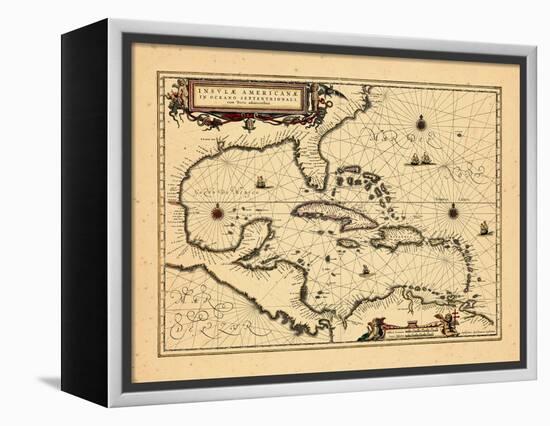 1652, West Indies-null-Framed Premier Image Canvas