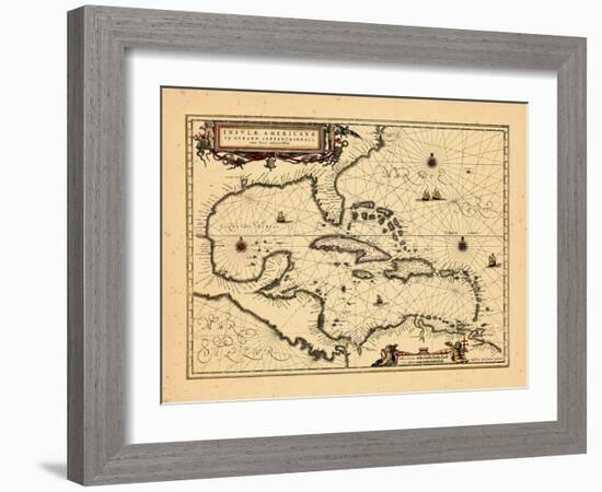 1652, West Indies-null-Framed Giclee Print