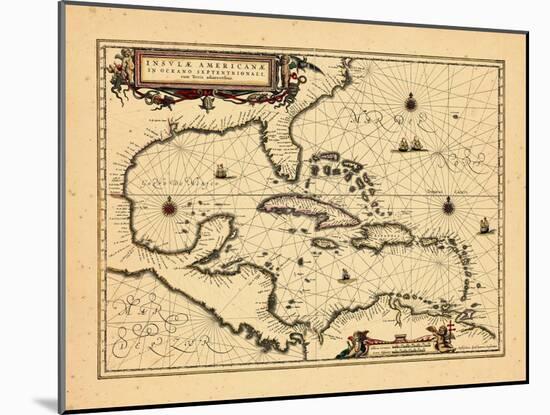 1652, West Indies-null-Mounted Giclee Print