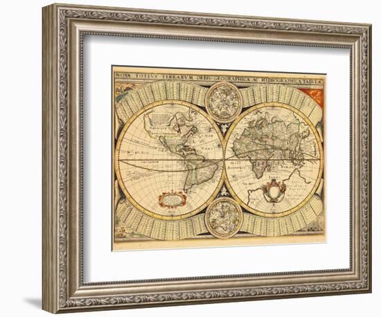 1654, World-null-Framed Giclee Print