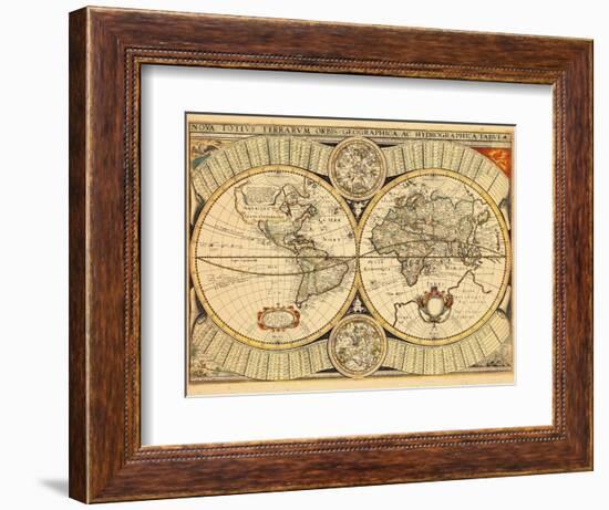 1654, World-null-Framed Giclee Print