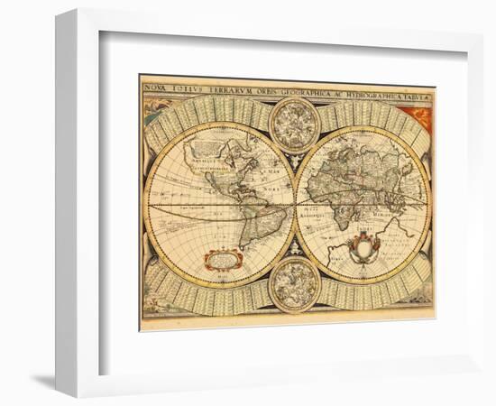 1654, World-null-Framed Giclee Print