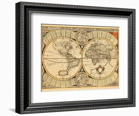 1654, World-null-Framed Giclee Print