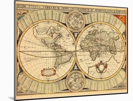 1654, World-null-Mounted Giclee Print