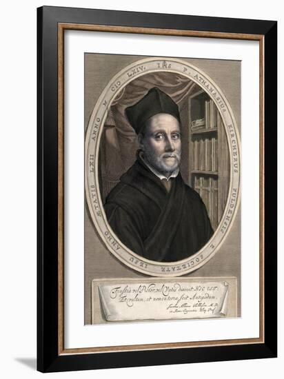 1655 Athanasius Kircher Colour Portrait-Paul Stewart-Framed Photographic Print