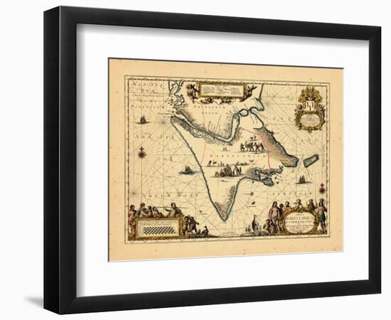 1658, Argentina, Chile-null-Framed Giclee Print