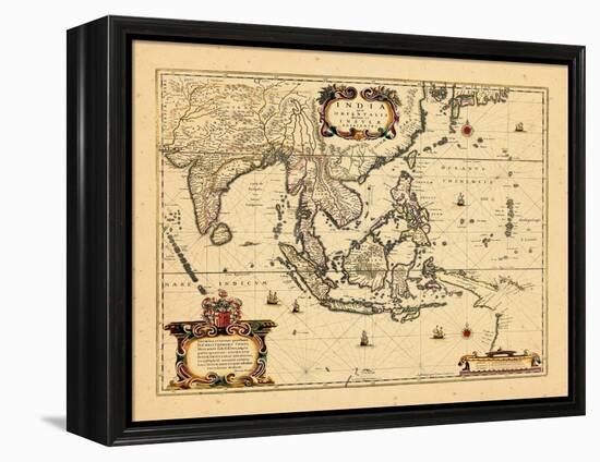 1658, Cambodia, India, Laos, Maldives, Philippines-null-Framed Premier Image Canvas