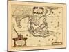 1658, Cambodia, India, Laos, Maldives, Philippines-null-Mounted Giclee Print