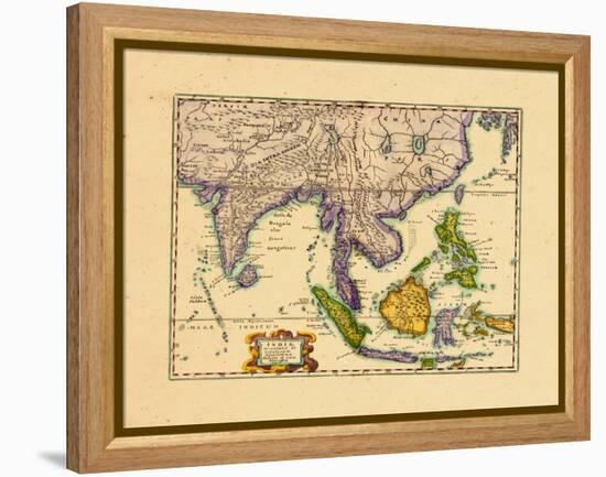 1659, Cambodia, India, Laos, Malaysia, Philippines, Asia-null-Framed Premier Image Canvas