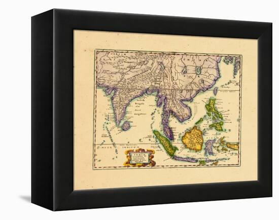 1659, Cambodia, India, Laos, Malaysia, Philippines, Asia-null-Framed Premier Image Canvas