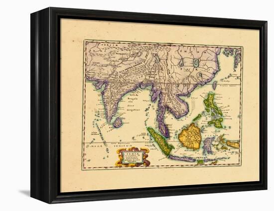 1659, Cambodia, India, Laos, Malaysia, Philippines, Asia-null-Framed Premier Image Canvas