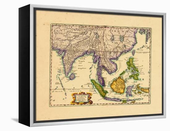 1659, Cambodia, India, Laos, Malaysia, Philippines, Asia-null-Framed Premier Image Canvas