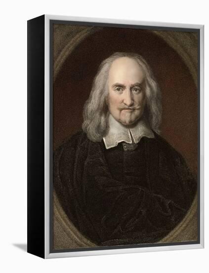 1660 Thomas Hobbes English Philosopher-Paul Stewart-Framed Premier Image Canvas
