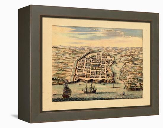 1671, Dominican Republic-null-Framed Premier Image Canvas