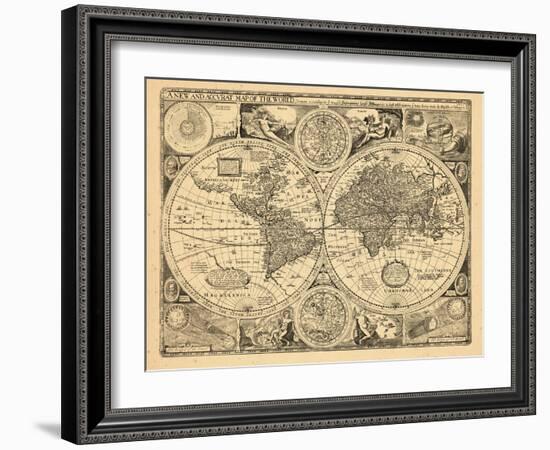 1676, World-null-Framed Giclee Print