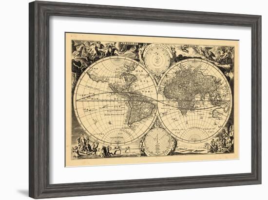 1680, World-null-Framed Giclee Print