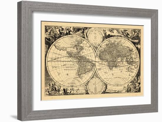 1680, World-null-Framed Giclee Print