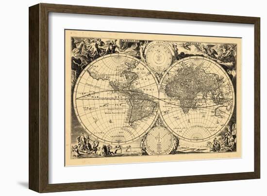 1680, World-null-Framed Giclee Print