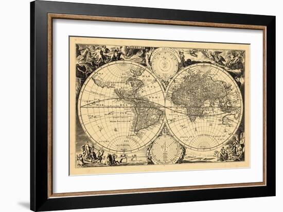 1680, World-null-Framed Giclee Print