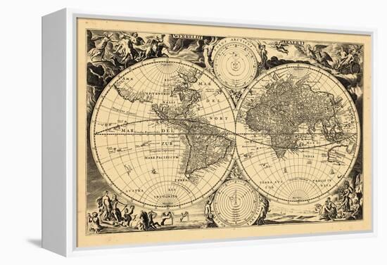 1680, World-null-Framed Premier Image Canvas