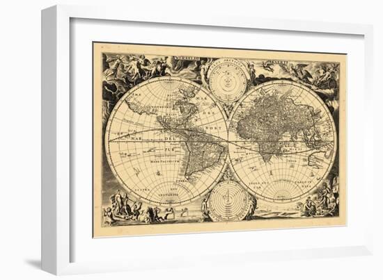 1680, World-null-Framed Premium Giclee Print