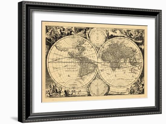 1680, World-null-Framed Premium Giclee Print