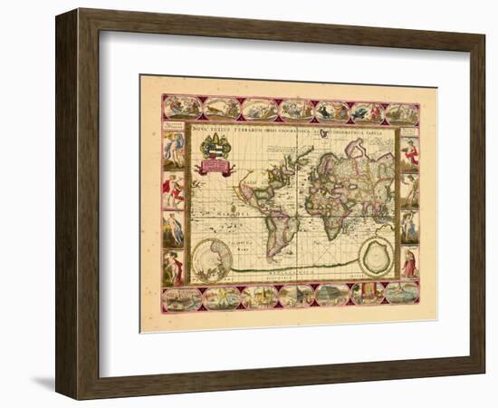 1680, World-null-Framed Giclee Print