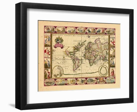 1680, World-null-Framed Giclee Print