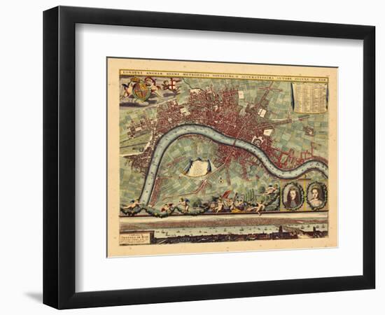 1690, London, England, United Kingdom-null-Framed Giclee Print