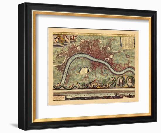 1690, London, England, United Kingdom-null-Framed Giclee Print