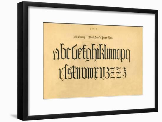 '16th Century. Albert Durer's Prayer Book', 1862-Unknown-Framed Giclee Print