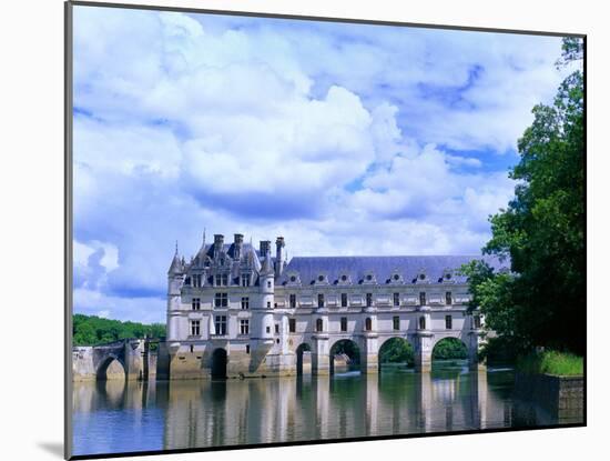 16th Century Castle on the River Cher, Chateau de Chenonceau, Loire Valley, France-Jim Zuckerman-Mounted Photographic Print