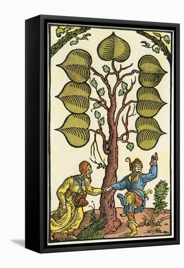 16th Century German Playing Card, Illustrierte Sittengeschichte Vom Mittelalter Bis Zur Gegenwart-Eduard Fuchs-Framed Premier Image Canvas