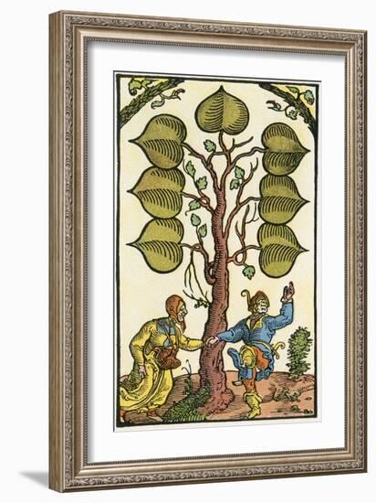 16th Century German Playing Card, Illustrierte Sittengeschichte Vom Mittelalter Bis Zur Gegenwart-Eduard Fuchs-Framed Giclee Print